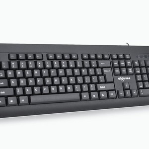 Aigo W912 Wired Full Size Keyboard 104 <b>Keys</b> Membrane <b>USB</b> Business Desktop Keyboard - Product Image 2