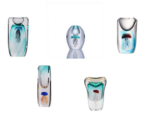 Vaso Artistico in Vetro di <span class=keywords><strong>Murano</strong></span> Soffiato a Mano con Medusa, Decorazione da Tavolo di Lusso, Idea Regalo - Product Image 6