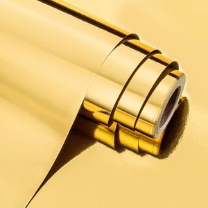 Rollo de Papel de Regalo Metalizado Homeral, Color Dorado Sólido, 17 Pulgadas, Papel Metalizado de Doble Cara para Envolver Regalos de Cumpleaños - Product Image 1