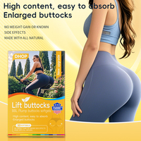 Suplemento DHOP para el Crecimiento de Glúteos en Adultos, Pastillas para Mejorar Caderas y Glúteos, Cápsulas BBL, Producto de Belleza