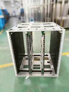 מגשי מגזינים לרכיבים אלקטרוניים (PCB) מותאמים אישית, באיכות גבוהה ודיוק גבוה, עם כוונון, מידות: אורך 630 * רוחב 680 * גובה 563 מ\\\"מ, מוגני חשמל סטטי (ESD), עבור ציוד קו הרכבה SMT. - Product Image 5