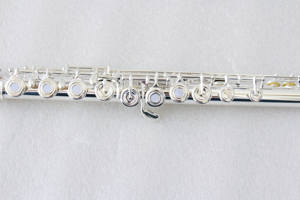 Flauta de estilo francés hecha a mano chapada en plata personalizada de buena calidad FOCUS con estuche - Product Image 6