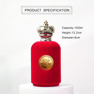 Venta Caliente de Botellas de Perfume de Vidrio Transparente de 100 ml con Tapas y Cabezal de Pulverización, con Caja de Embalaje Redonda, para Regalos de Navidad - Product Image 4