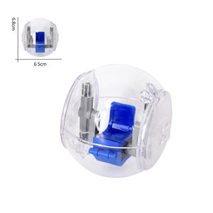 Balle de fuite transparente en forme de dinosaure, compatible avec les mini figurines, modèle de blocs de construction emboîtables, jouet en plastique ABS - Product Image 2