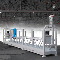 Plateforme suspendue réglable pour le nettoyage des bâtiments, plateforme de suspension en acier avec câble métallique, plateforme suspendue ZLP 630
