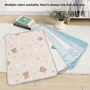 Alfombra Refrescante de Seda de Hielo de Látex Transpirable con Dibujos Animados para Perros y Gatos - Product Image 4