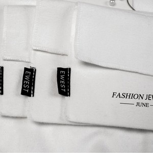Custom Cotton Bag Cosmetic Cloth Jewelry <b>Gift</b> Packaging Bag <b>Envelope</b> Cotton Bag - Product Image 3