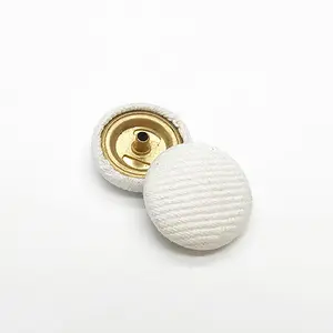 10mm blank fabric snap button custom made round colored fabric covered metal press snap button clothes clothing buttons