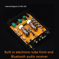 Amplificateur à tubes BRZHIFI VOL-65E, préamplificateur stéréo BT, système audio audiophile pour home cinéma