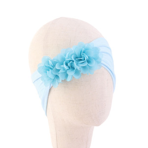Fasce per bambini <span class=keywords><strong>turbante</strong></span> con fasce per capelli da <span class=keywords><strong>ragazza</strong></span> di fiori accessori per capelli decorazione per capelli fascia per capelli fascia per capelli semplice fascia per capelli carina B.phne - Product Image 5