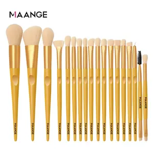 Maange 10Pcs Chất Lượng Cao Nhãn Hiệu Riêng Bột Bàn Chải Kem Che Khuyết Điểm Mỹ Phẩm Bàn Chải Vegan Nylon Nền Tảng Bàn Chải Make up Thiết Lập