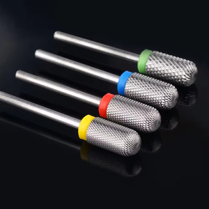 ดอกสว่านเจียรเล็บมืออาชีพ 3-in-1 ทำจากทังสเตนคาร์ไบด์และสแตนเลสสตีล ขนาด XF F M C Grit 3/32 นิ้ว สำหรับเจลขัดเงา - Product Image 1