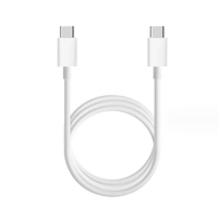 60W USB-C/Type-C zu USB-C/Type-C Schnelllade-Datenkabel, Länge: 1m