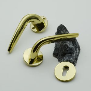 איכות עבודה עדינה אבטחת אלומיניום עמיד סגסוגת אלומיניום עמיד מנעולים עם מפתח לפתוח עבור כל סוגי דלתות עץ - Product Image 2