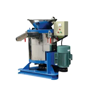 Máquina de deshidratación de alta eficiencia, hecha de acero inoxidable, para eliminar el exceso de agua en los bloques y hojas triturados y limpiados