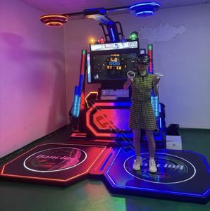 Système de jeu de rythme interactif VR double machine de danse multijoueur, plus de 70 jeux, divertissement intérieur en métal pour centres commerciaux - Product Image 5