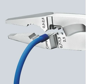 Kìm cho điện cài đặt Chrome mạ, Xử lý cách điện với đa thành phần grips, vde-thử nghiệm - Product Image 5