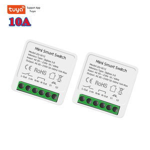 Tốt nhất bán Mini <span class=keywords><strong>Wifi</strong></span> ZigBee thông minh chuyển đổi 16a-tuya app điều khiển từ xa 110-240V điện áp rộng, làm việc với Alexa Google nhà - Product Image 1
