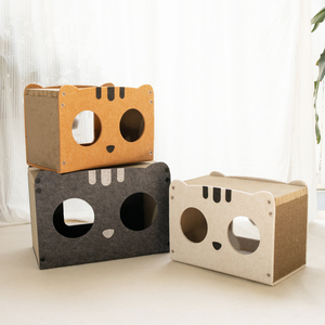 Productos Ecológicos 2026, Camas para Gatos de Cartón Corrugado, Casa para Gatos, Resistente a los Arañazos, Cueva para Gatos con Ventana - Product Image 3