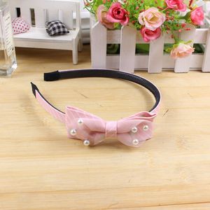 Bandeau en tissu avec nœud pour enfants, couleurs mélangées, accessoire pour cheveux à usage quotidien, fabriqué à la main, origine Jinhua, hiver 2021 - Product Image 5