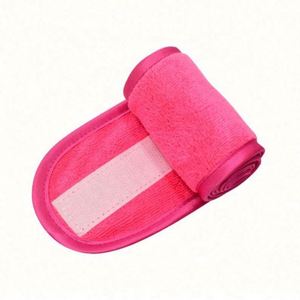 Bandeau de maquillage et de spa pour femme, personnalisé, écologique, avec serviette extensible, couleur et taille sur mesure, en tissu – Vente en gros - Product Image 2