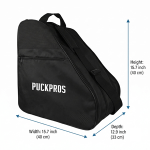 Sac à patins de hockey triangulaire respirant en Oxford 600D avec poignée et bandoulière réglable - Product Image 2