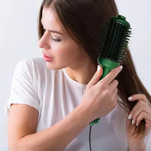 New Convenient Hair Straightening PTC Heater Massage Portable Electric Ionic Brush Metal Hot Combs