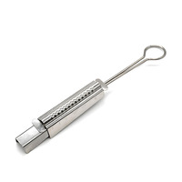 Collier de serrage en acier inoxydable 201 pour câble à fibres optiques, fixation circulaire, pince à coin, pour extérieur/intérieur, matériel de télécommunication FTTH, système optique