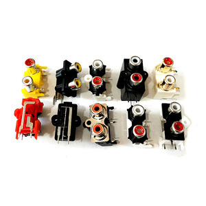 ขั้วต่อ RCA ตัวเมียแบบ 2-6 รู ชุบทอง สำหรับเสียงและภาพ - Product Image 4