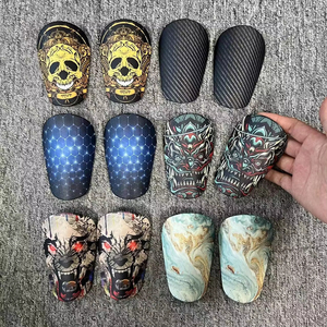 2024 vente en gros personnalisé adulte Football protège-tibias Rugby Hockey Mini blanc protège-tibias stabilisateur impression personnalisée Sublimation - Product Image 6