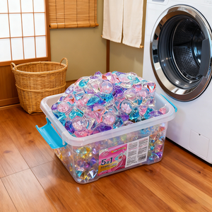 Diepe Schone Natuurlijke Formule Blijvende Geur Wasmiddel Pods Gel Zeep Capsule - Product Image 1