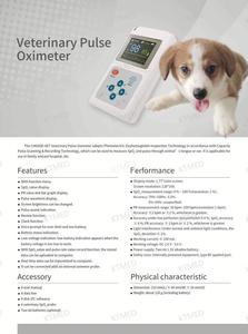 Oxímetro Veterinario Portátil KT-W020, Monitor de Valor de SpO2 con Sonda de Lengua y Oído - Product Image 5