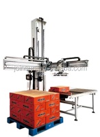 Palletizer Kotak Robotik Otomatis Tipe Hemat Biaya Ekonomis Kecil, Mesin Palletising Servo dengan Berat Pemuatan 30Kg
