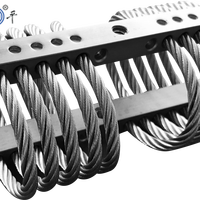 Isolateur de câble métallique résistant à la corrosion, isolation multidirectionnelle des vibrations, accessoires pour machines-outils, composants anti-chocs et anti-vibrations