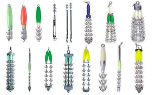 Hameçons lumineux en acier inoxydable pour calamars, poulpes, appâts vivants, tubes à souffler, seiches, hameçons à huit griffes pour la pêche en bateau - Product Image 5