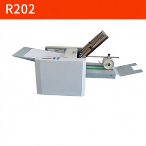 Nouvelle machine à plier le papier automatique, format A4, pour lettres, dépliants, brochures, livrets, avec moteur et contrôle PLC, prix usine - Product Image 2