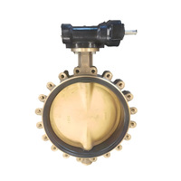 Vanne papillon marine de type à languette C958 Bronze, norme américaine, HQ D37L1XT-16T pour applications aquatiques