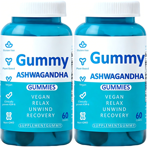 Fabricant professionnel de compléments vitaminiques <span class=keywords><strong>anti</strong></span>-<span class=keywords><strong>stress</strong></span>, gommes à l'ashwagandha, sans danger pour les adultes - Product Image 1