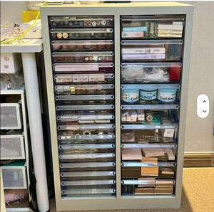 Beauty Salon Nail Shop Drawer <b>Storage</b> <b>Cabinet</b> Color Nail Polish <b>Cabinet</b> Display Shelf for Nail Salon in Cheap Price - Product Image 3