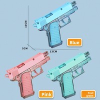 Pistol Air Tembak Otomatis Tipe Baru Permainan Musim Panas Penghilang Stres Mainan Anak Laki-laki Grosir Lucu