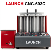 LAUNCH 2026 Dernière Version CNC-603C Machine de Nettoyage d'Injecteurs de Carburant 6 Cylindres Testeur et Nettoyeur Ultrasonique d'Injecteurs Automobiles