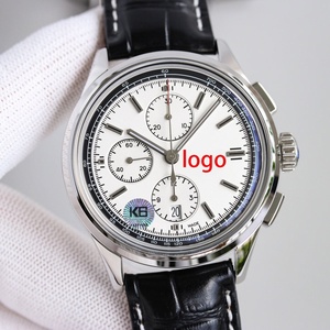 Premium Men's <b>Automatic</b> Mechanical <b>Chronograph</b> Watch Leather Strap Calendar Waterproof Analog Wristwatch - Product Image 1
