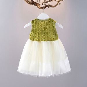 Filles nouveau 2025 mode <span class=keywords><strong>petite</strong></span> fille <span class=keywords><strong>été</strong></span> modèles princesse gilet jupe moelleux gaze licou <span class=keywords><strong>robe</strong></span> sous - Product Image 4