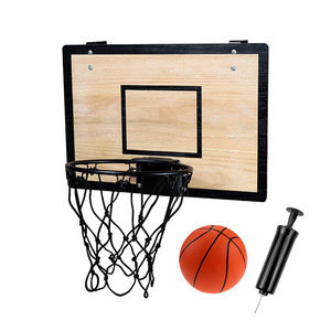 Tablero de baloncesto de madera para montar en la pared, sin necesidad de taladrar, para niños, uso en interiores y exteriores - Product Image 2