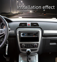Radio Mobil Universal Multifungsi BQCC 1din BT/FM/AUX/USB/Pengisian Daya Ponsel AI Voice Handsfree Pemutar MP3 Head Unit