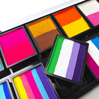 Palette de peinture à base d'eau professionnelle 12 couleurs Mei Shang, best-seller, et peinture faciale arc-en-ciel pour le body painting