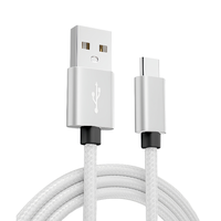 Câble USB2.0 2A 3A USB A vers USB C 1m en nylon tressé, câble de charge rapide et de transfert de données, chargeurs pour téléphones portables Android