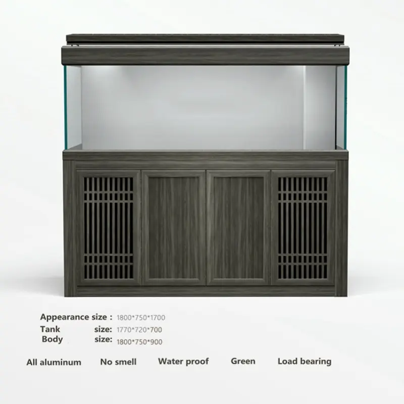 Customized large and medium-sized aluminum fish tanks suitable for marine and freshwater tanks with overflow