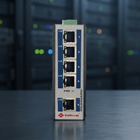 Commutateur Ethernet industriel PoE non géré Xallcom X6005P 5 ports 10/100 Mbps 1 Gbps Capacité Rail DIN Certifié CE RoHS FCC