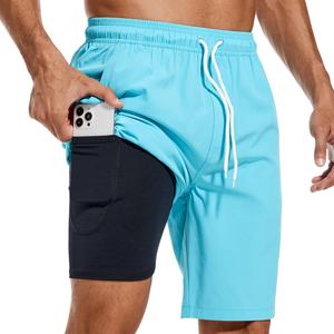 กางเกงขาสั้นชายหาดลายสัตว์พิมพ์โลโก้ตามสั่ง แห้งเร็ว ยืดหยุ่น เหมาะสำหรับเล่นเซิร์ฟและกิจกรรมชายหาด - Product Image 5